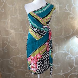 NWOT Muse exclusively for Boston Proper one shoulder dress